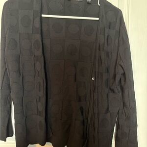 G by Guess Charcoal Open Front Cardigan